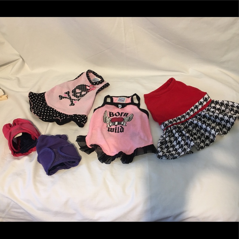 Dog dresses and panties